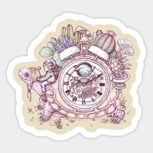 slow alarm clock Sticker